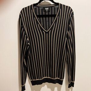 Mans V-neck pullover sweater . D&G brand . Made in Italy.